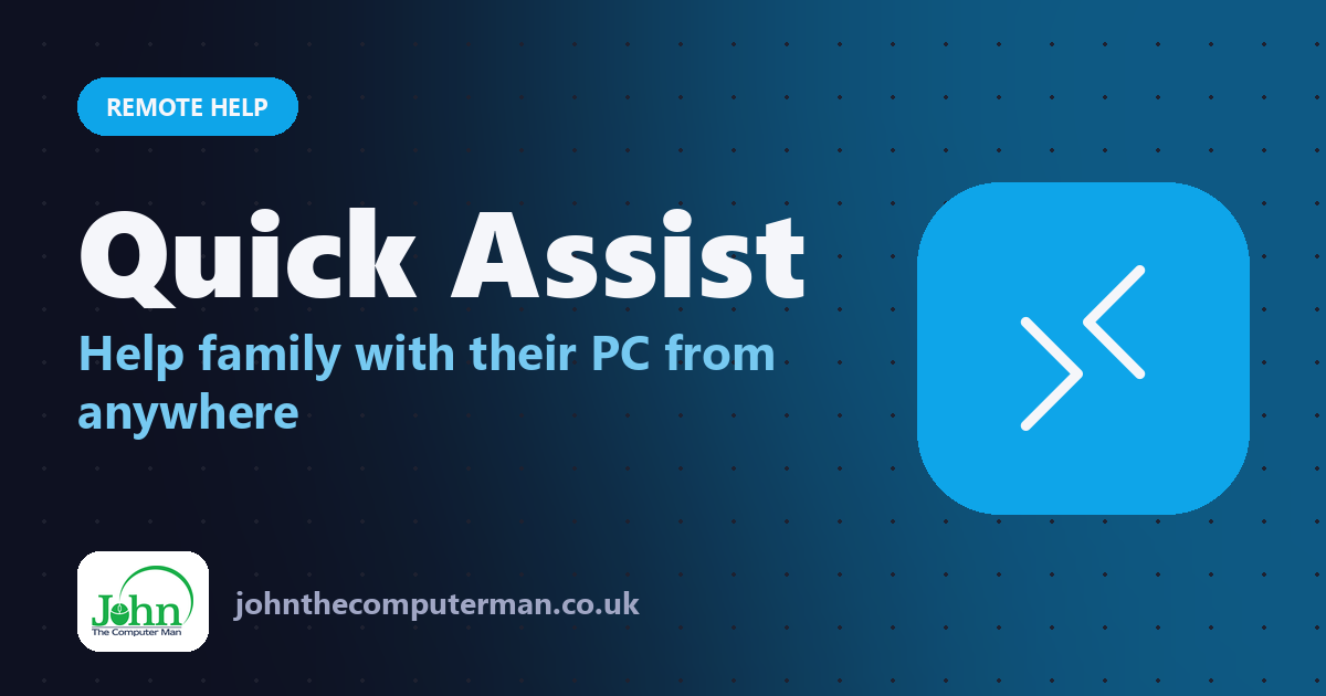 Quick Assist: Help family with their PC from anywhere