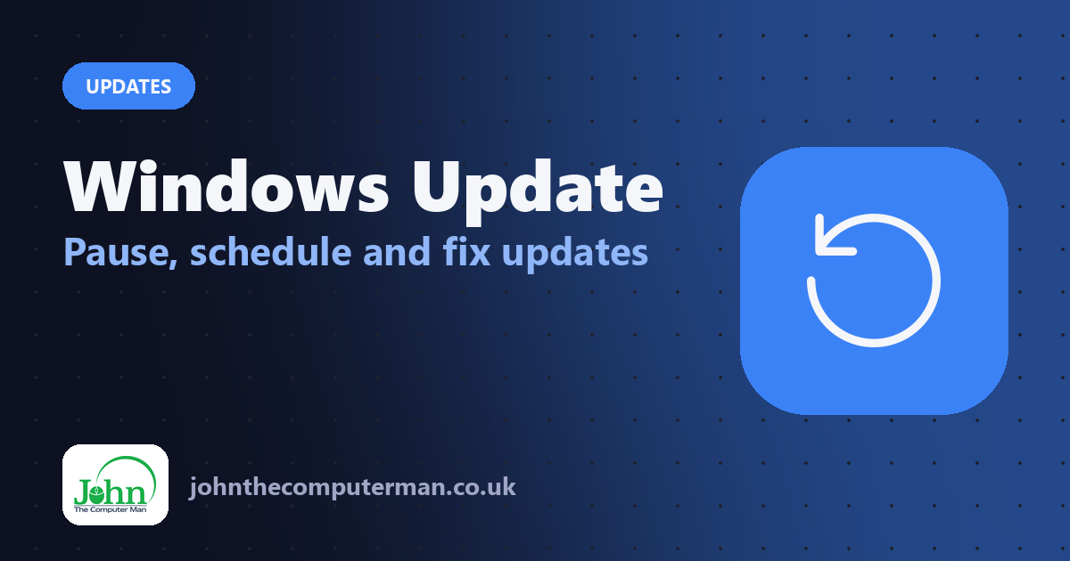 Windows Update: Pause, schedule and fix updates