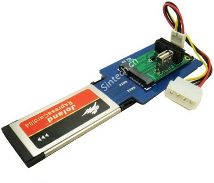 Laptop ExpressCard adapter to external PCI Express slot and USB port