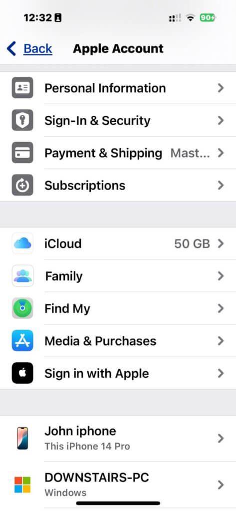 Apple Account