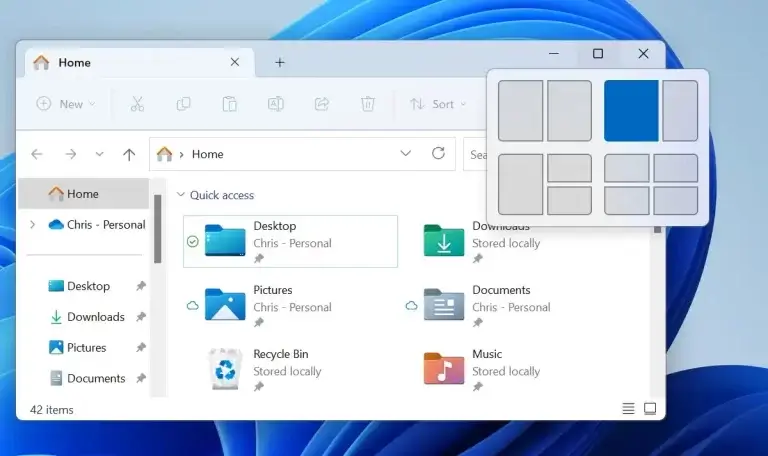 Windows Snap