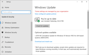 Windows Updates