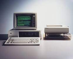 IBM PC with printer