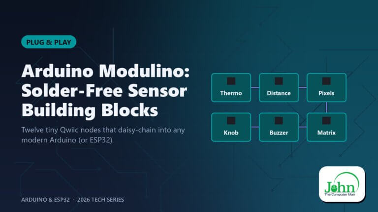Arduino Modulino: Solder-Free Sensor Building Blocks