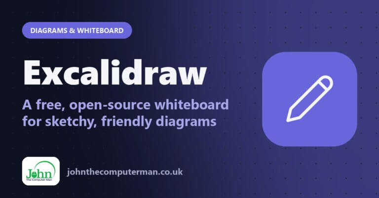 Excalidraw: A free, open-source whiteboard for sketchy, friendly diagrams