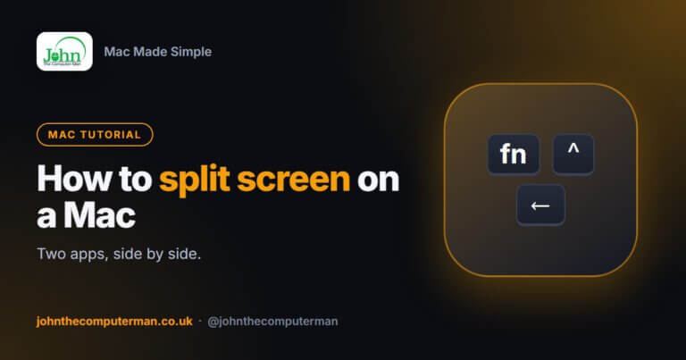 How to split screen on a Mac