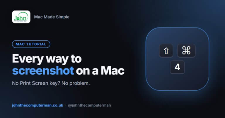How to take a screenshot on a Mac