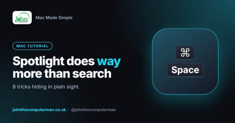 How to use spotlight on a Mac