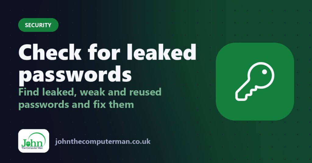 Check for leaked passwords