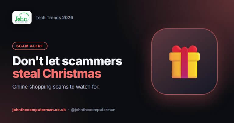 Christmas shopping scams