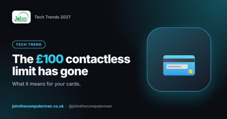 Contactless limit removed UK