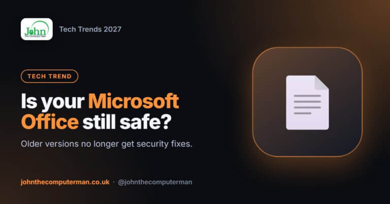 Microsoft Office End of Support