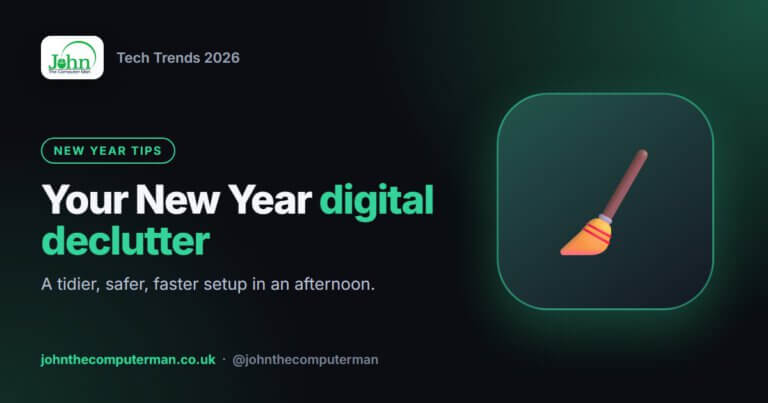 New Year Digital Declutter