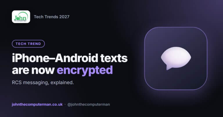 RCS encrypted messaging on Android and iPhone