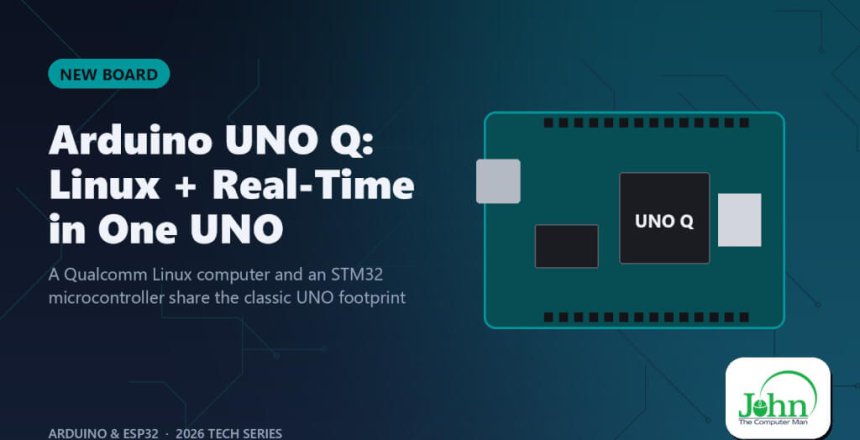 Arduino UNO Q: Linux + Real-Time in One UNO