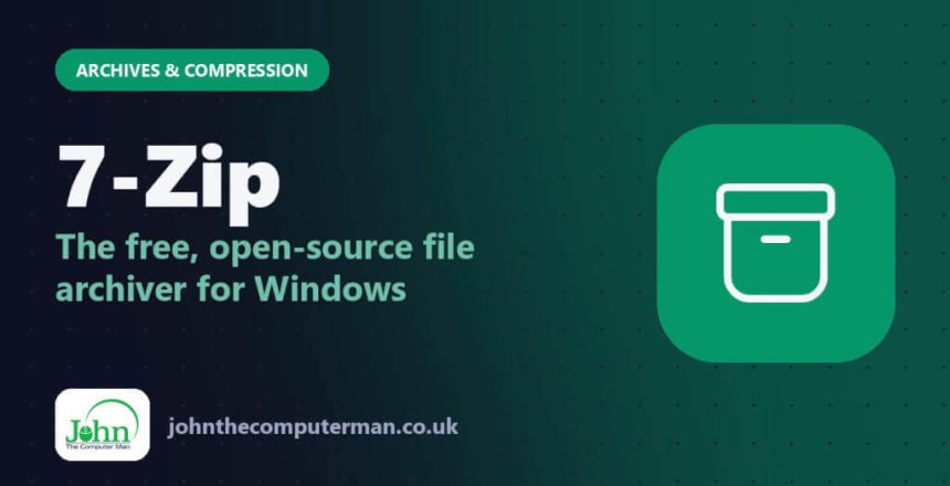 7-Zip: The free, open-source file archiver for Windows