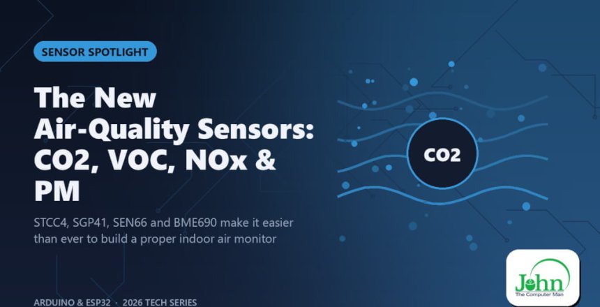 The New Air-Quality Sensors: CO2, VOC, NOx & PM