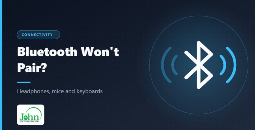 Illustration of the Bluetooth symbol with signal waves on either side