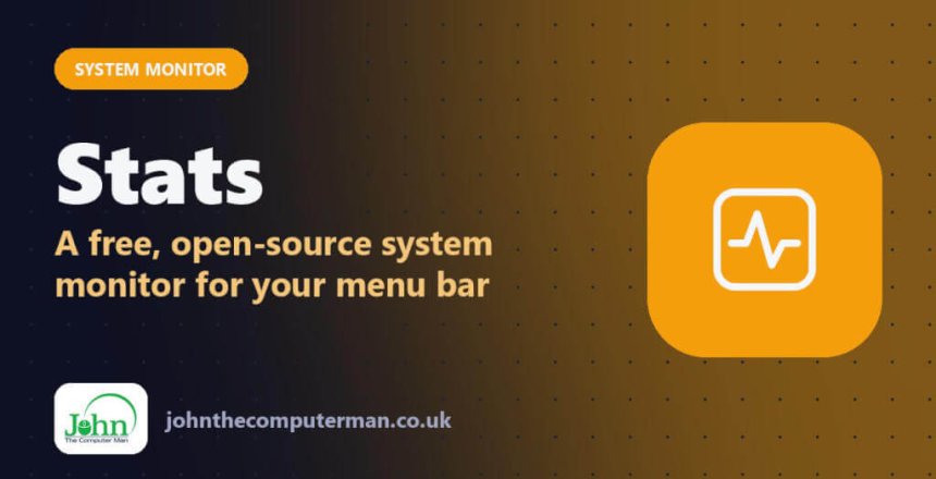 Stats: A free, open-source system monitor for your menu bar