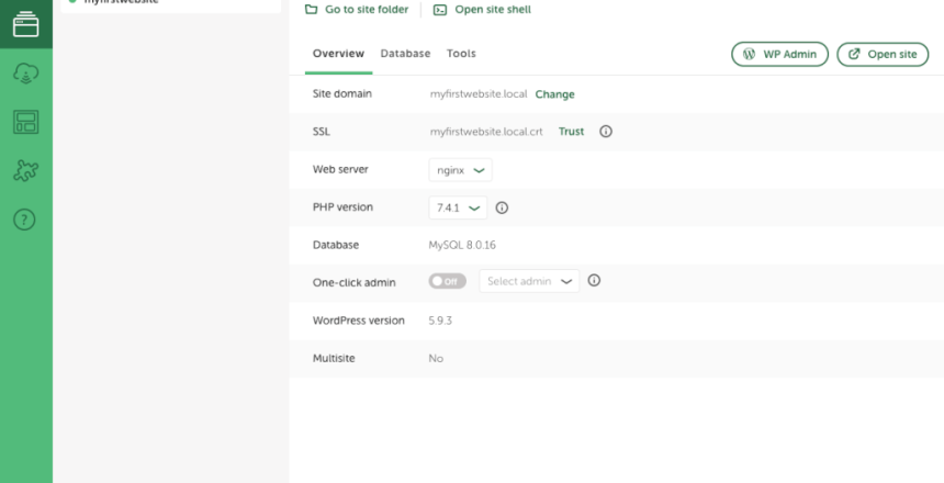 LocalWP - Run a localised version of WordPress on your computer and you can test your website out before making it live