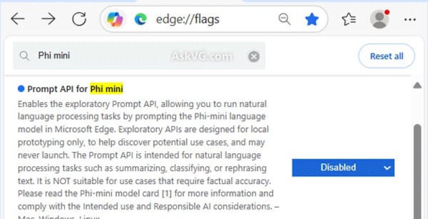 Disable On Device AI in Edge