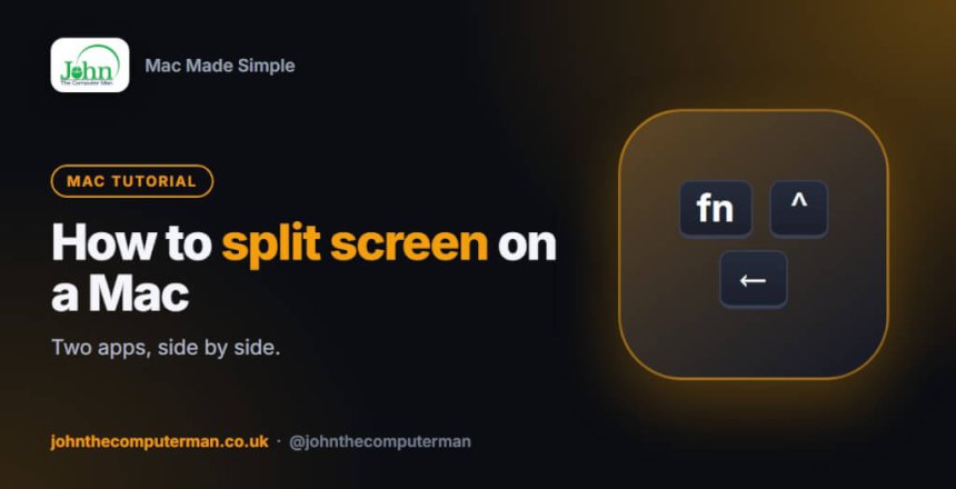 How to split screen on a Mac