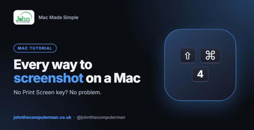 How to take a screenshot on a Mac