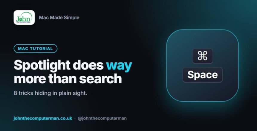 How to use spotlight on a Mac