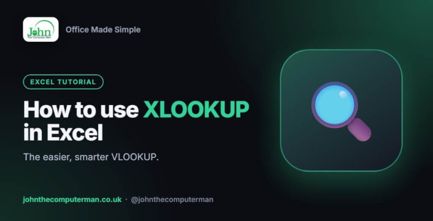 How to use XLOOKUP in Excel