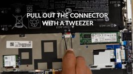 Replacing a flat style battery in a HP X2 laptop