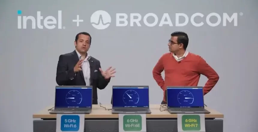 A speed test between Wi-Fi6 over 5GHz, Wi-Fi 6E over 6GHz and Wi-Fi7 over 6GHz